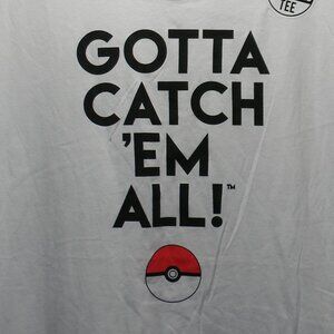 Pokemon Boyfriend Tee Juniors size M (7-9) Gotta Catch 'Em All NWOT